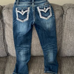 Girls miss me capri jeans